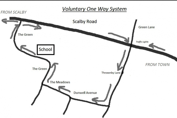 Voluntary One way system for cars